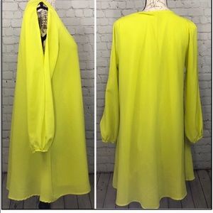 Mittoshop Neon Yellow LS Tunic/dress